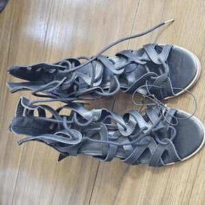 Express strappy shoes size 9